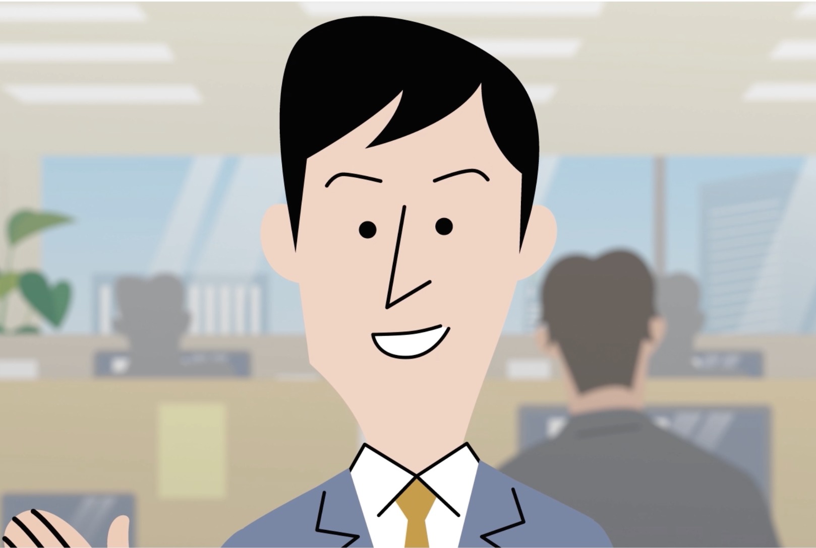 企業様アニメーションイラスト